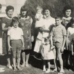 Simeoni sisters and families, Frogmore Road c 1964
